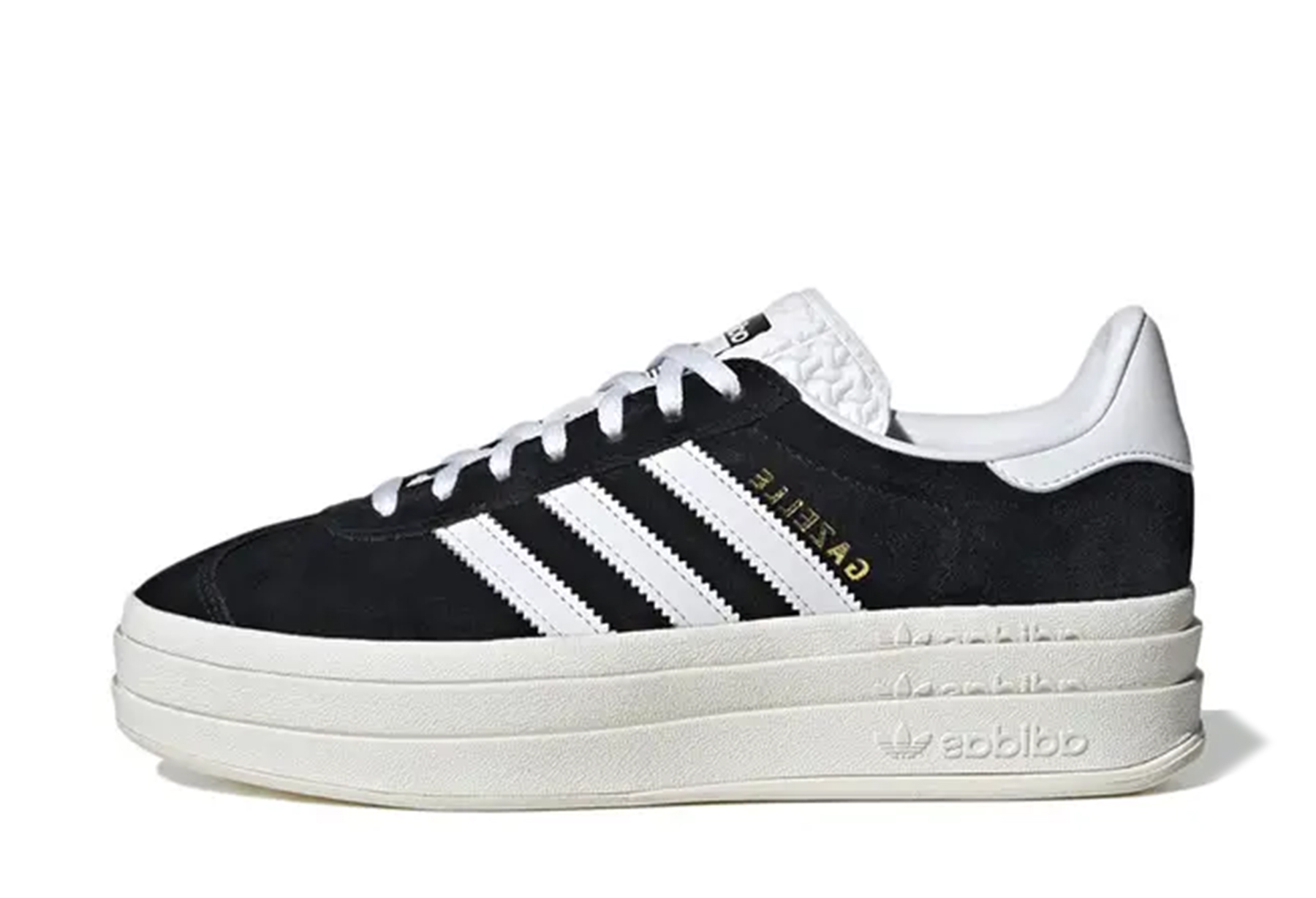 Adidas Gazelle Bold WMNS Black White (2022) BOLD BLACK/WHITE sneaker – authenticated on KLEKT