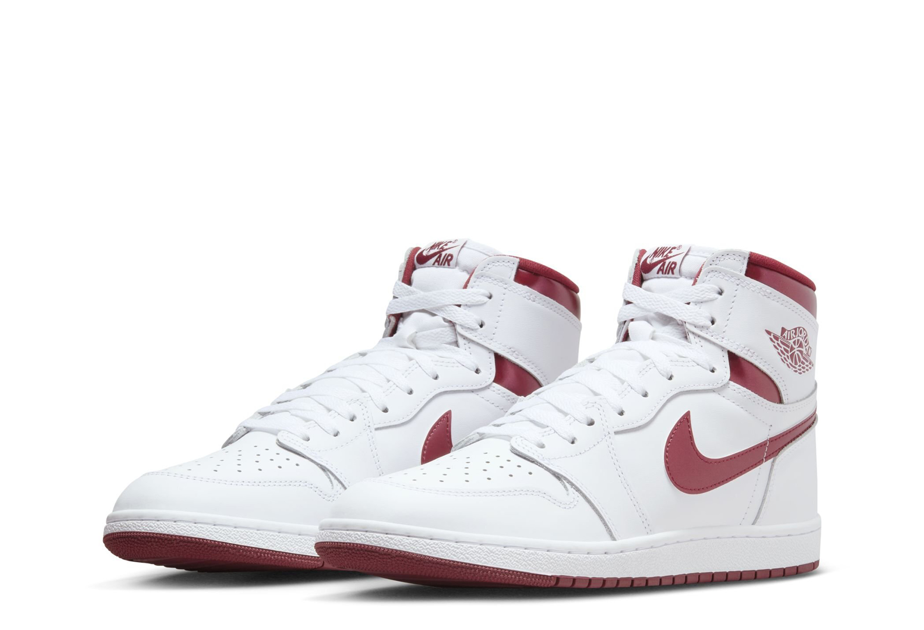 Air Jordan 1 High '85 'Metallic Burgundy' (2024) White/Team Red/White sneaker – authenticated on KLEKT