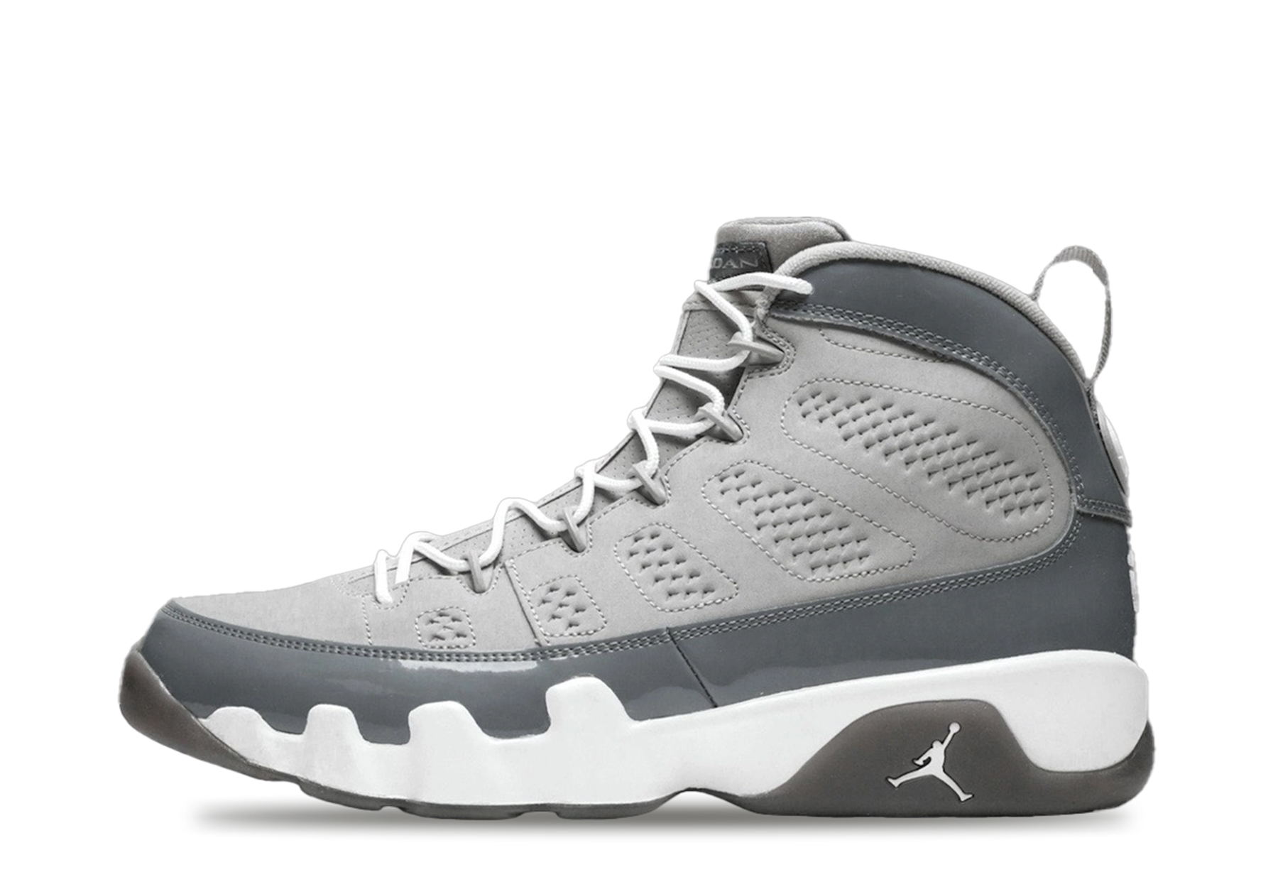 Air Jordan 9 'Cool Grey' (2024) Medium Grey/Cool Grey/White sneaker – authenticated on KLEKT