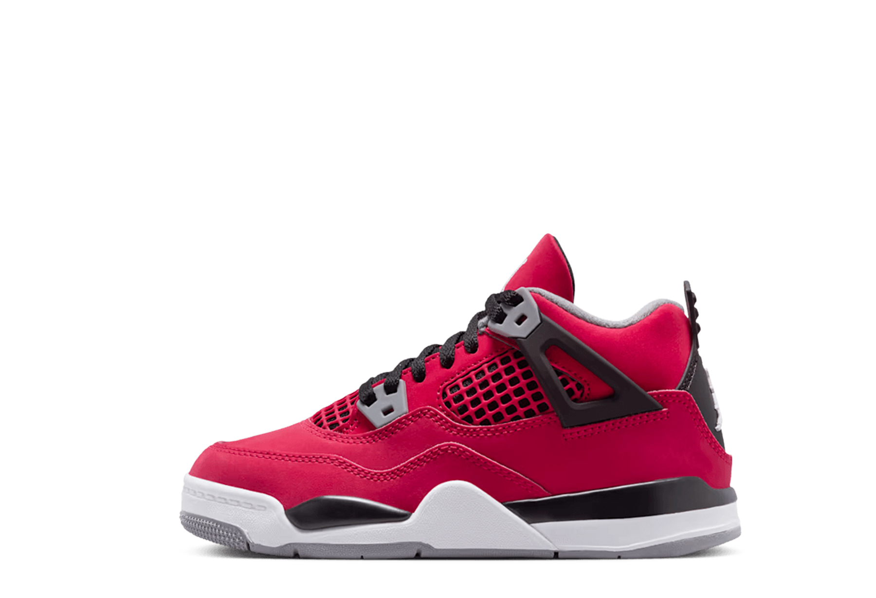 Air Jordan 4 Retro PS 'Toro Bravo' (2026) Fire Red/White/Black/Cement Grey sneaker – authenticated on KLEKT