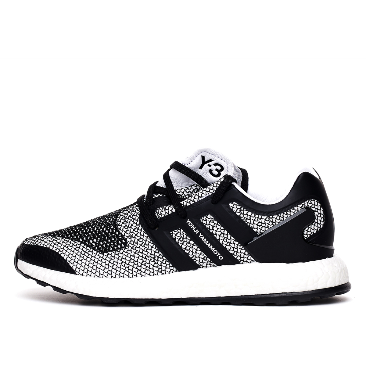 Adidas Y3 Yohji Yamamoto Y-3 Pure Boost ZG Knit White Core Black Reflective sneaker – authenticated on KLEKT