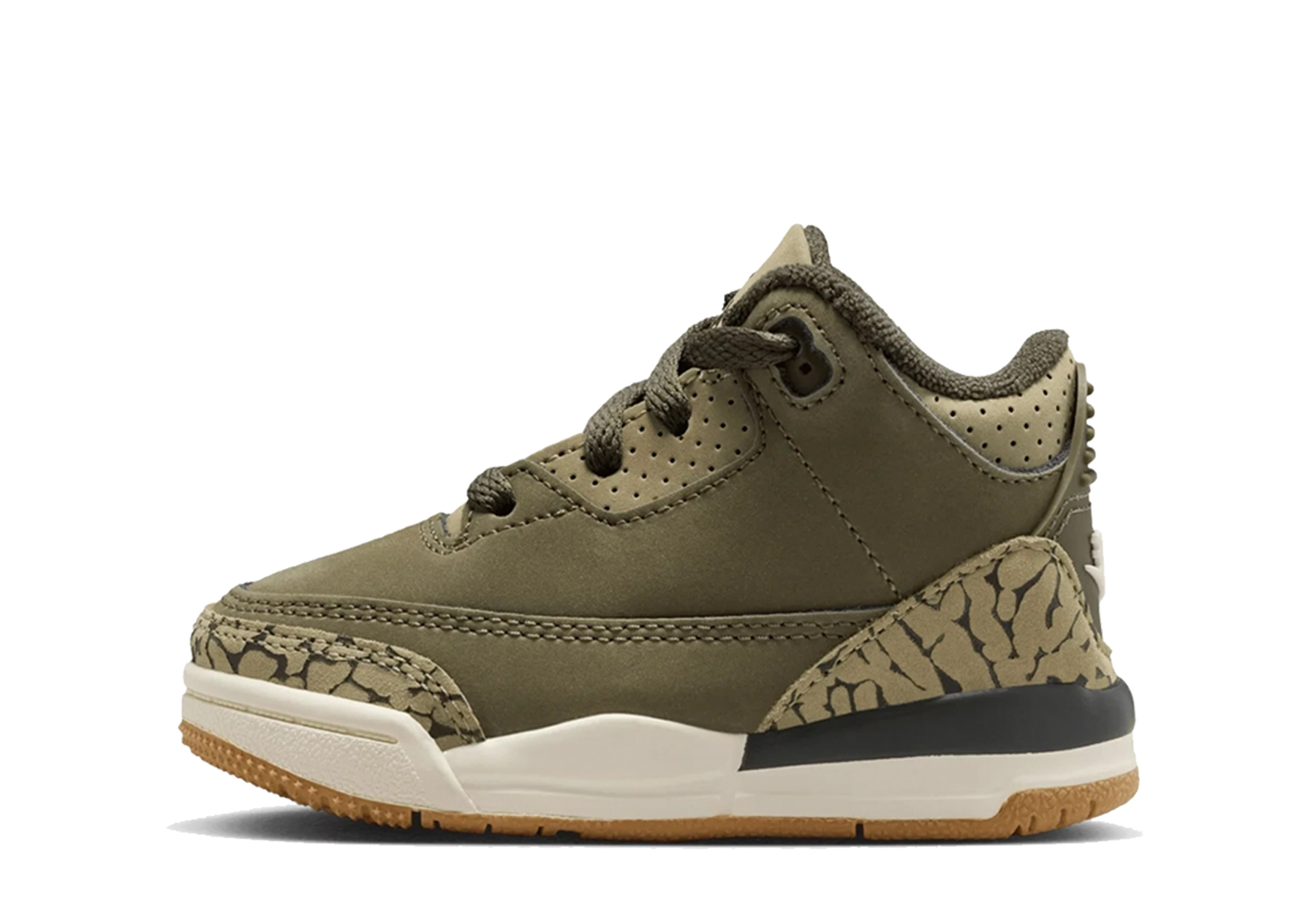Air Jordan 3 Retro TD 'Family Affair' (2025) Olive/Neutral Olive/Sail/Sequoia sneaker – authenticated on KLEKT