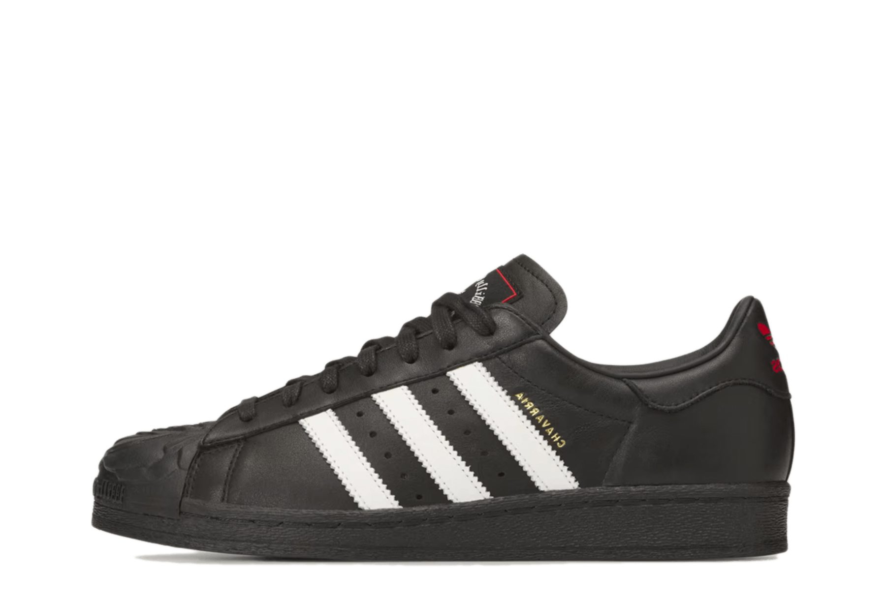 Adidas x Willy Chavarria Superstar 'Core Black' (2026) Core Black / Off White / Red sneaker – authenticated on KLEKT