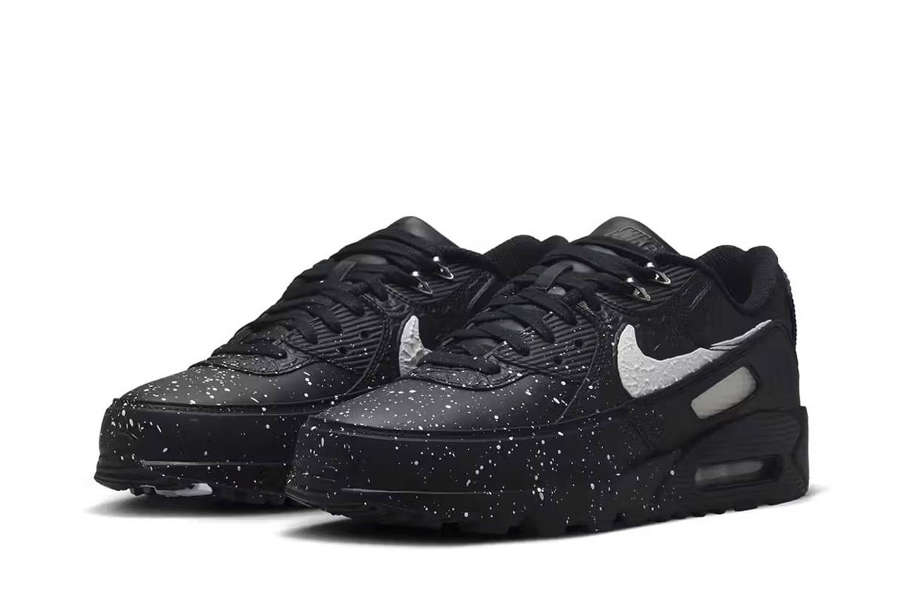Nike x Slawn Air Max 90 Speckle 'Black' (2025) Black/Black/Black sneaker – authenticated on KLEKT