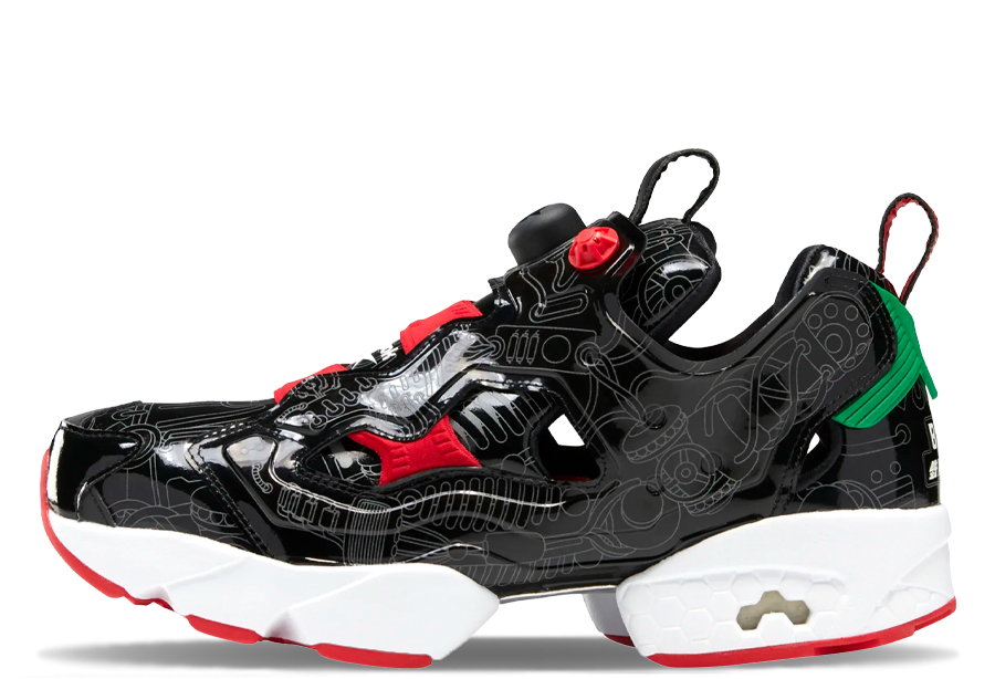 Reebok x BAIT Instapump Fury Astro Boy	(2022) Black/White/Red/Gren sneaker – authenticated on KLEKT