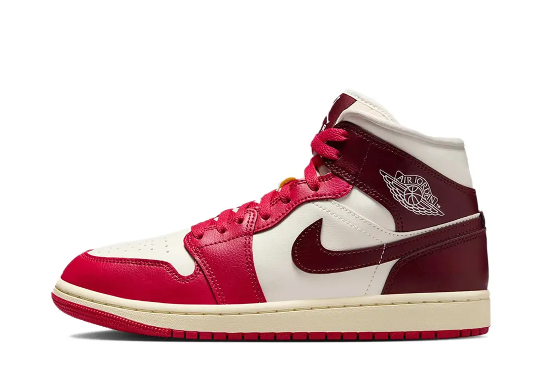 Air Jordan 1 Mid 'Mystic Hibiscus' (2025) RED sneaker – authenticated on KLEKT