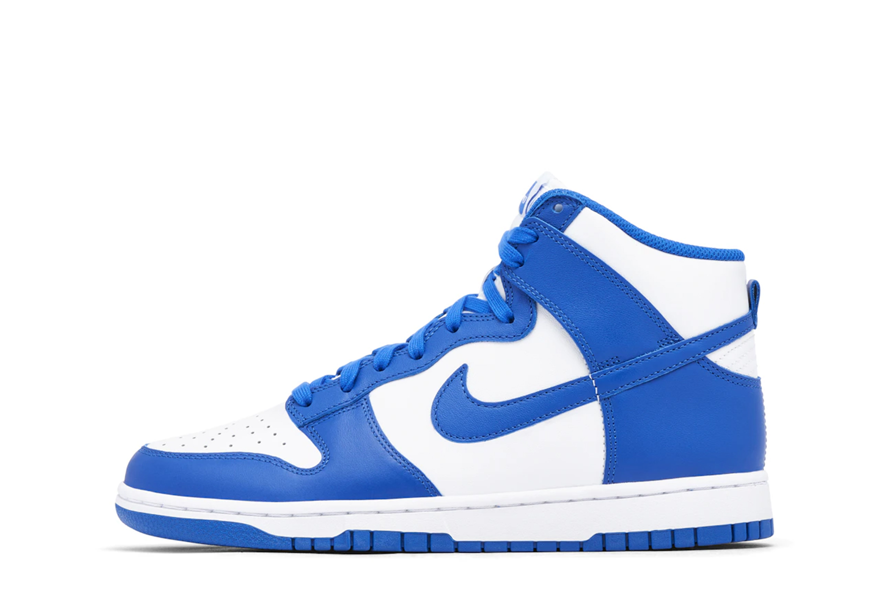 Nike Dunk High 'Game Royal' (2021) WHITE/GAME ROYAL sneaker – authenticated on KLEKT