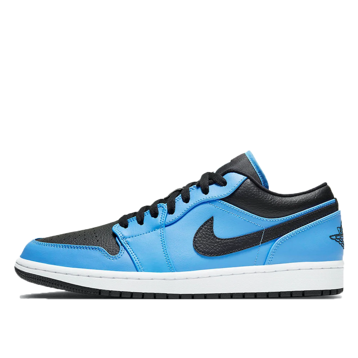 Air Jordan 1 Low University Blue Black (2020) sneaker – authenticated on KLEKT