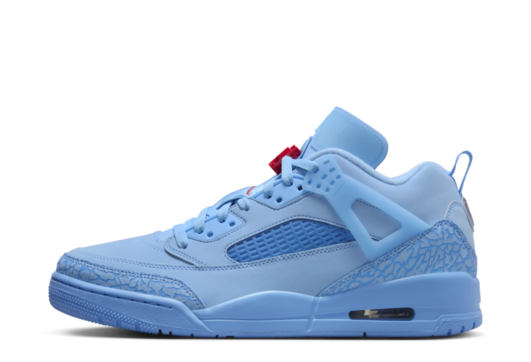 Air Jordan Spizike Low 'Houston Oilers' (2024) Football Blue/Fountain Blue/University Red sneaker – authenticated on KLEKT