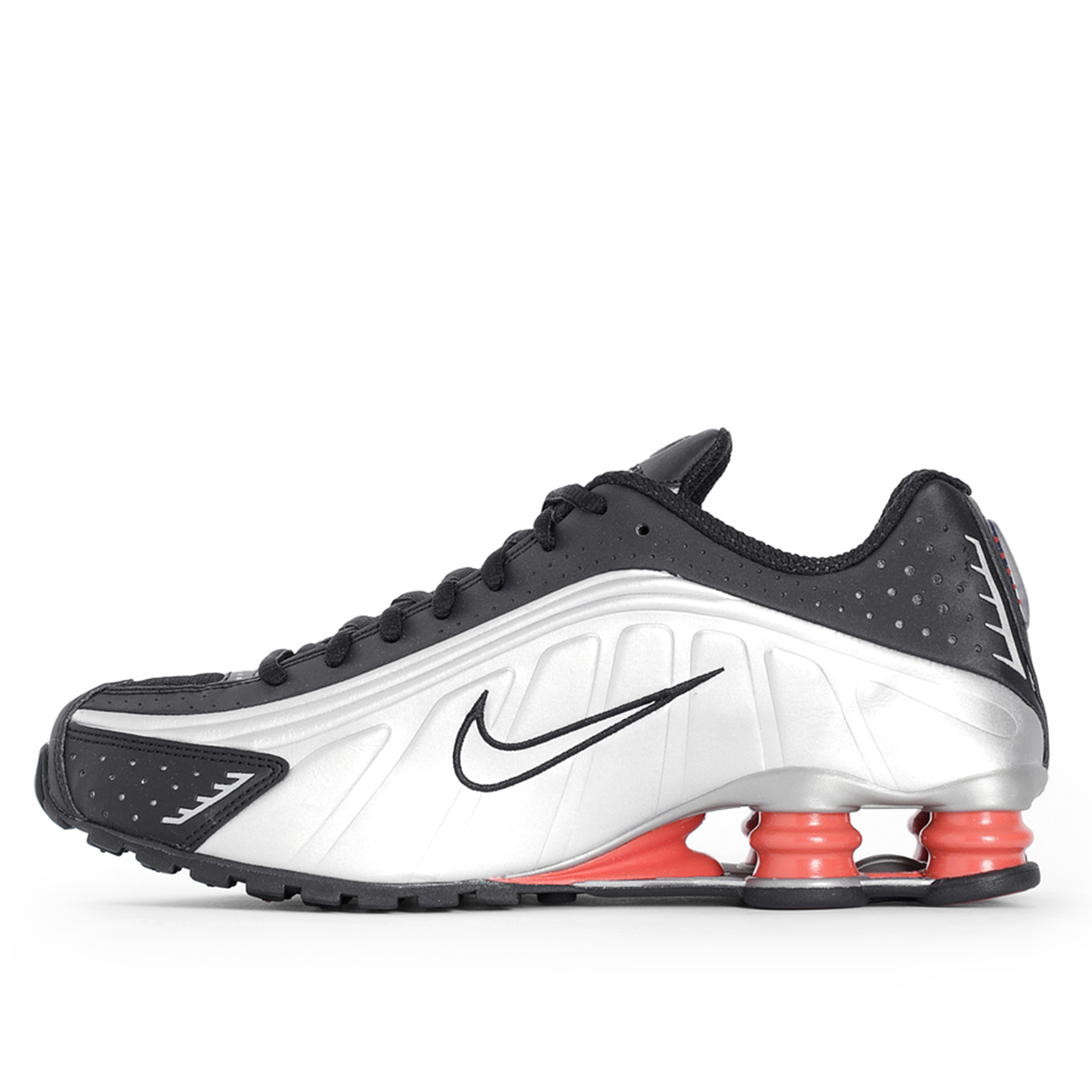 Nike Shox R4 'Silver Black Red' sneaker – authenticated on KLEKT