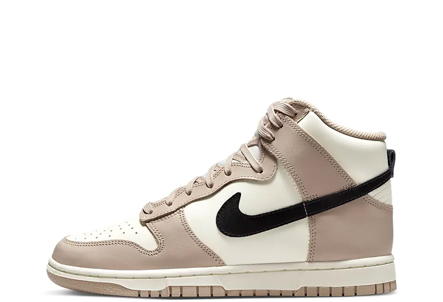 Nike WMNS Dunk High Fossil Stone (2022) Fossil Stone/Sail/Black sneaker – authenticated on KLEKT