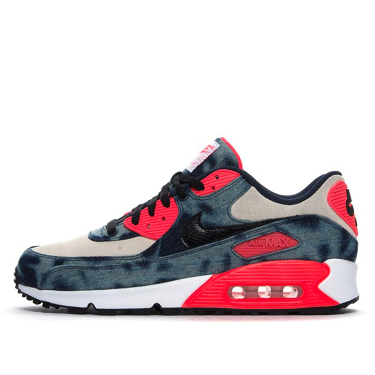 Nike Air Max 90 Infrared DNM QS Bleached Denim sneaker – authenticated on KLEKT