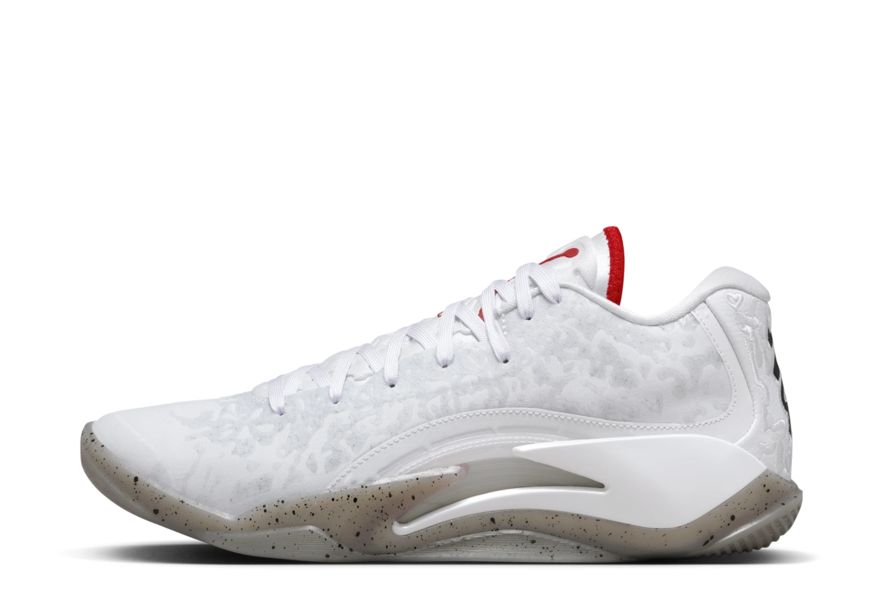 Air Jordan Zion 3 'Fresh Paint' (2023) White/University Red/Cement Grey sneaker – authenticated on KLEKT