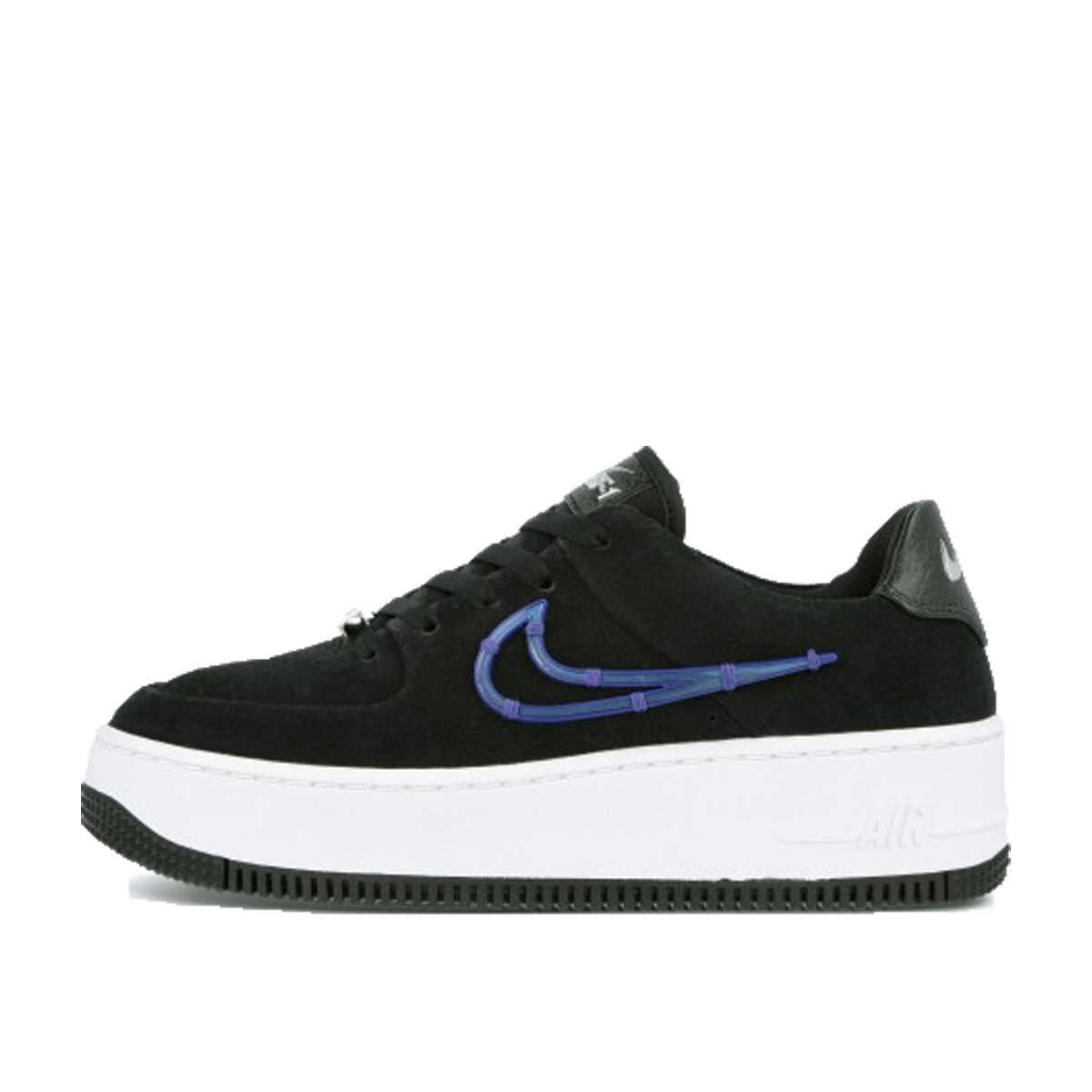 Nike Air Force 1 Sage Low LX Deep Royal Blue (2020) BLACK/DEEP ROYAL BLUE/METALLIC SILVER sneaker – authenticated on KLEKT