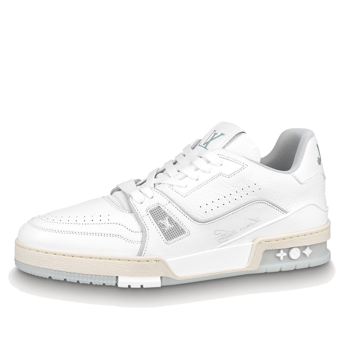 Luxury Louis Vuitton LV Trainer White Signature White/Grey sneaker – authenticated on KLEKT