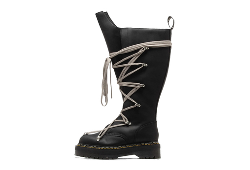 Dr. Martens x Rick Owens 1B60 Quad Sole Pentalace Boot 'Black' (2025)