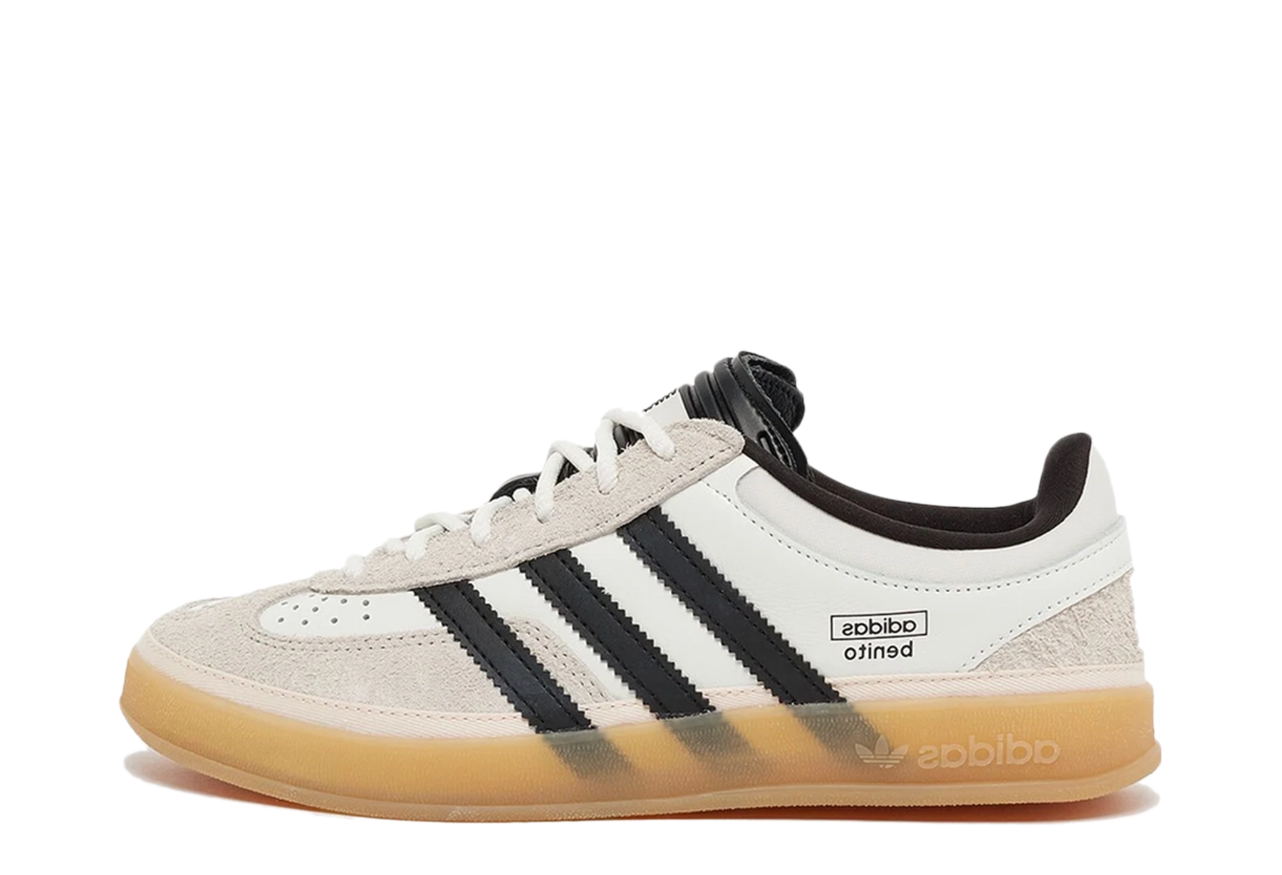Adidas x Bad Bunny Gazelle Indoor 'White' (2024) Core White/Core Black/Gum sneaker – authenticated on KLEKT