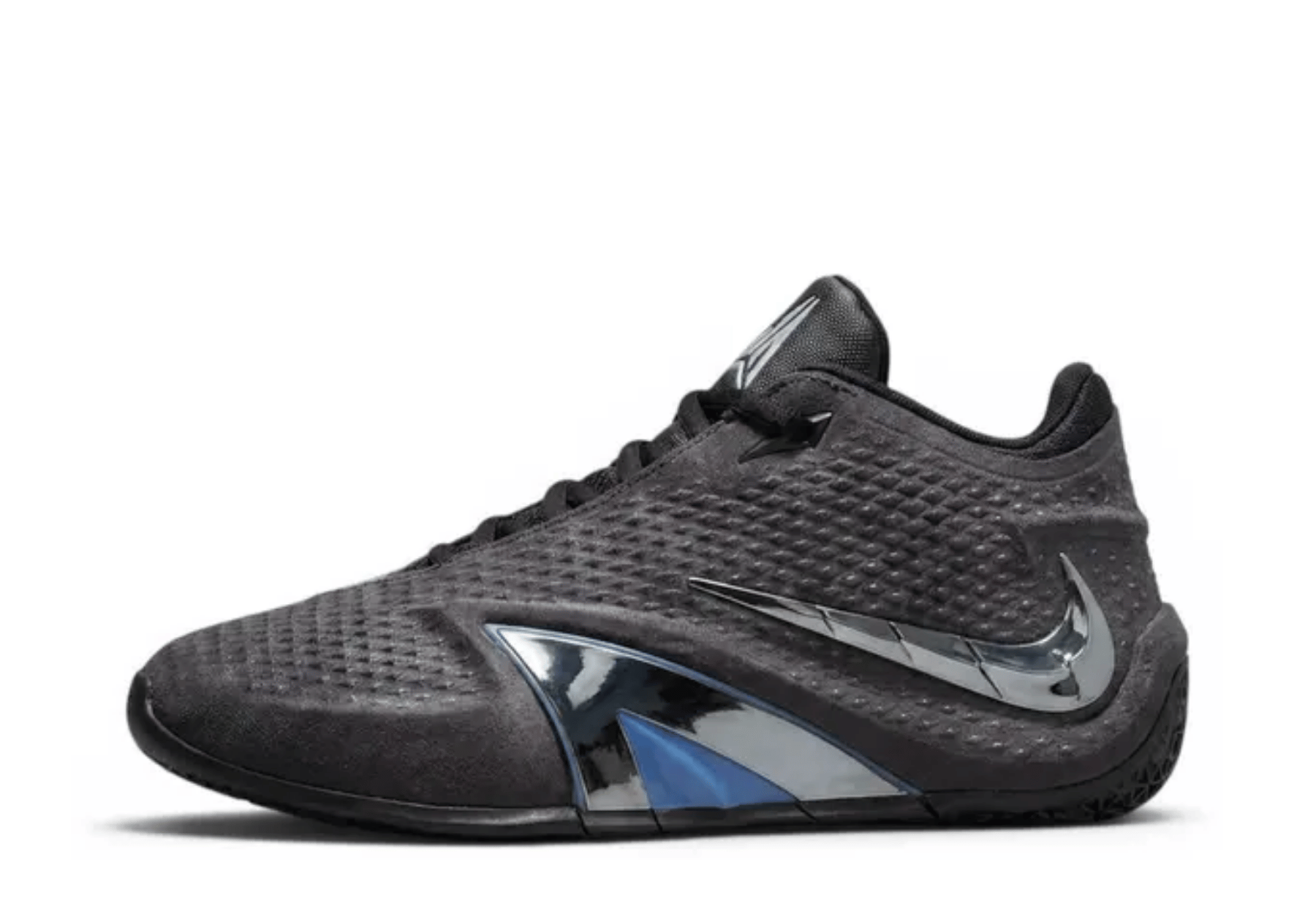 Nike Ja 4 'Dark Mode' (2026) Black/Metallic Silver-Cobalt Bliss sneaker – authenticated on KLEKT