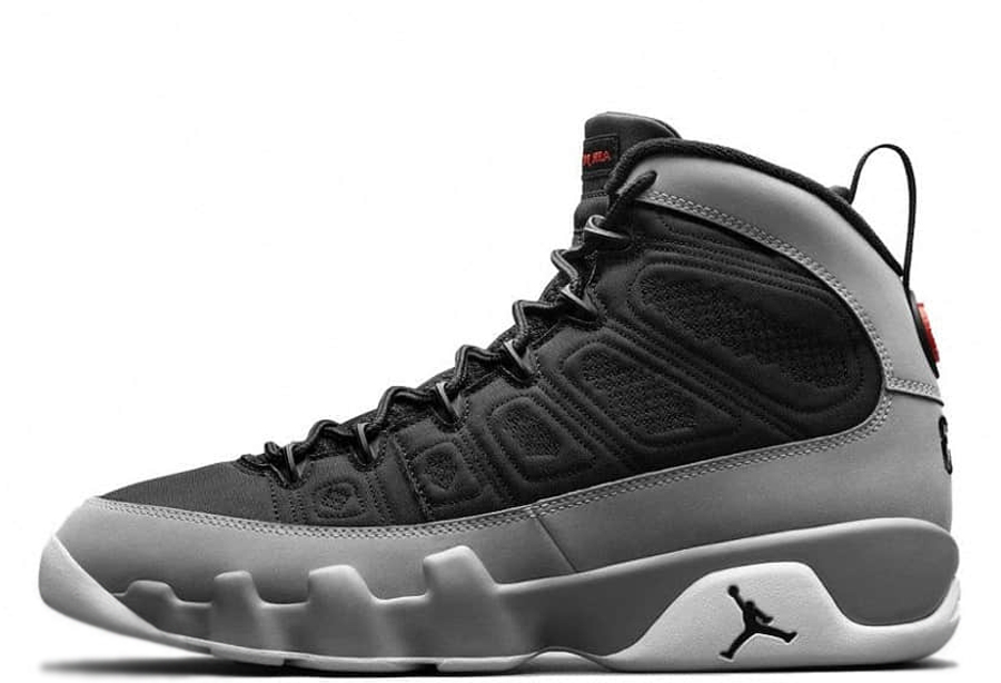Air Jordan 9 Particle Grey (2022) black/particle grey sneaker – authenticated on KLEKT