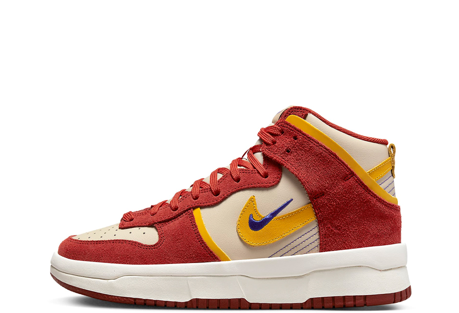 Nike Dunk High Rebel Red Yellow (2022) Cinnabar/Lapis/Sand Drift/Yellow Ochre sneaker – authenticated on KLEKT