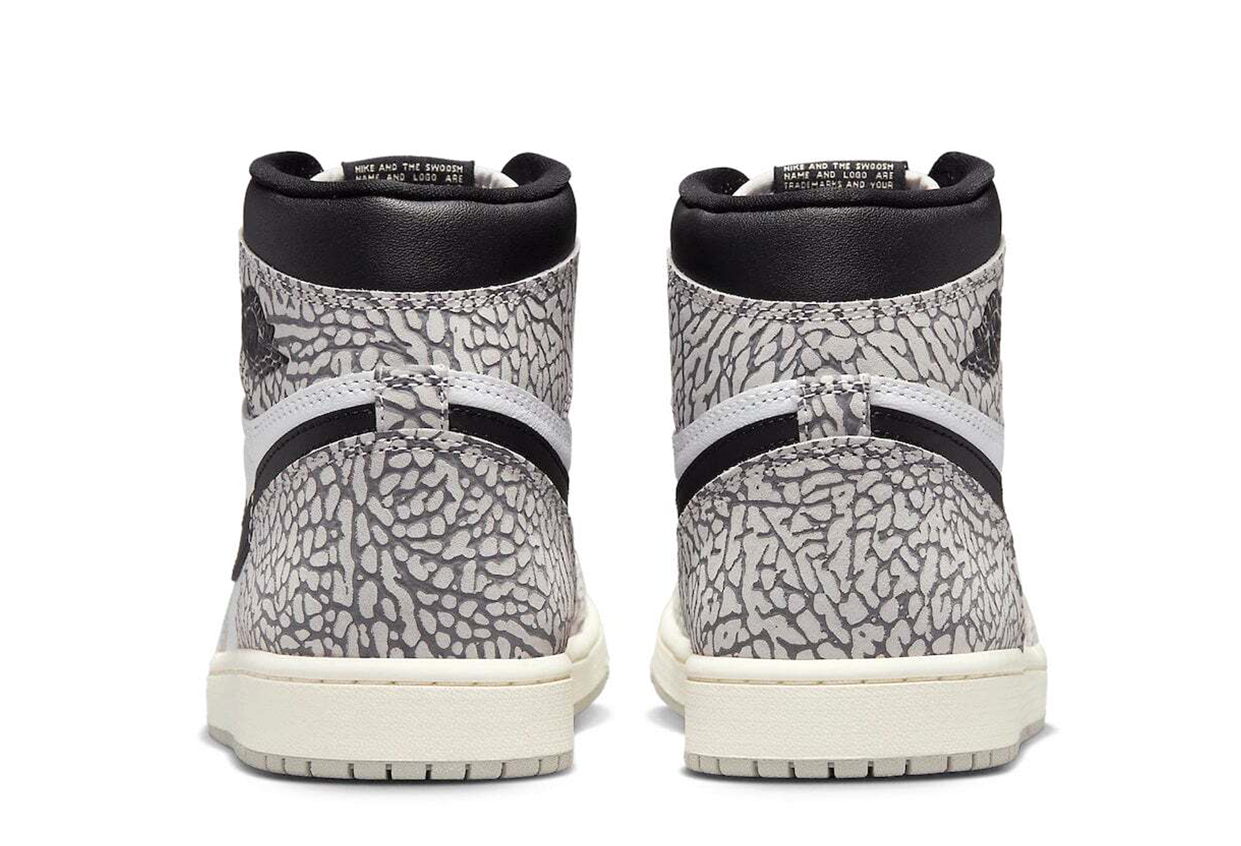 Air Jordan 1 High OG 'White Cement' (2023) BLACK/WHITE sneaker – authenticated on KLEKT