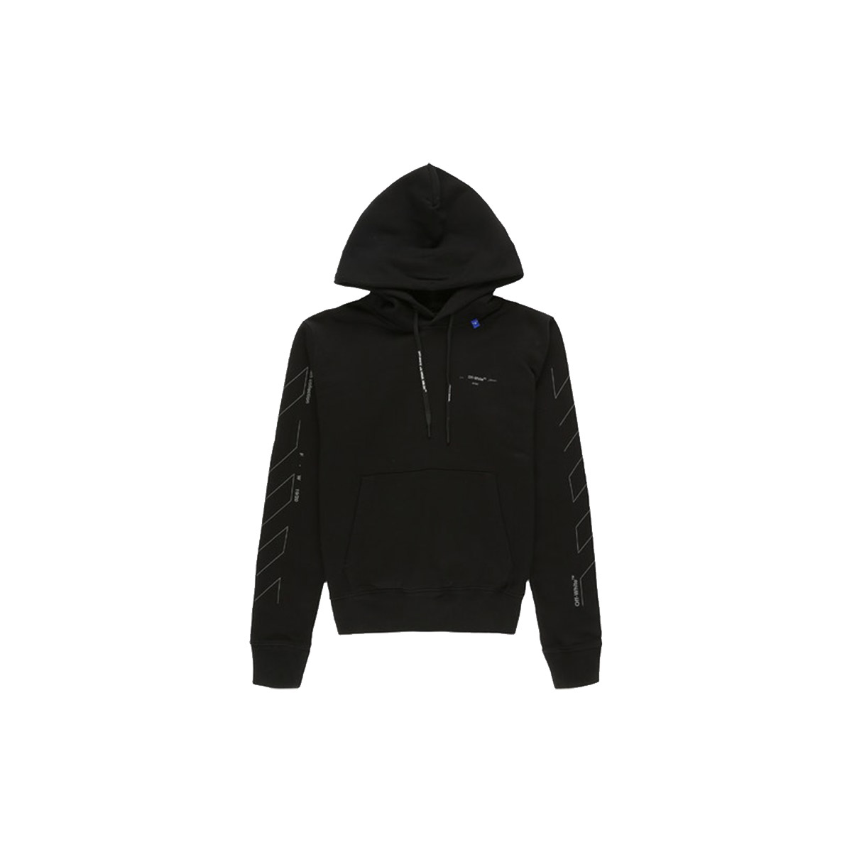 Off White Diag Unfinished Slim Hoodie Black sneaker – authenticated on KLEKT