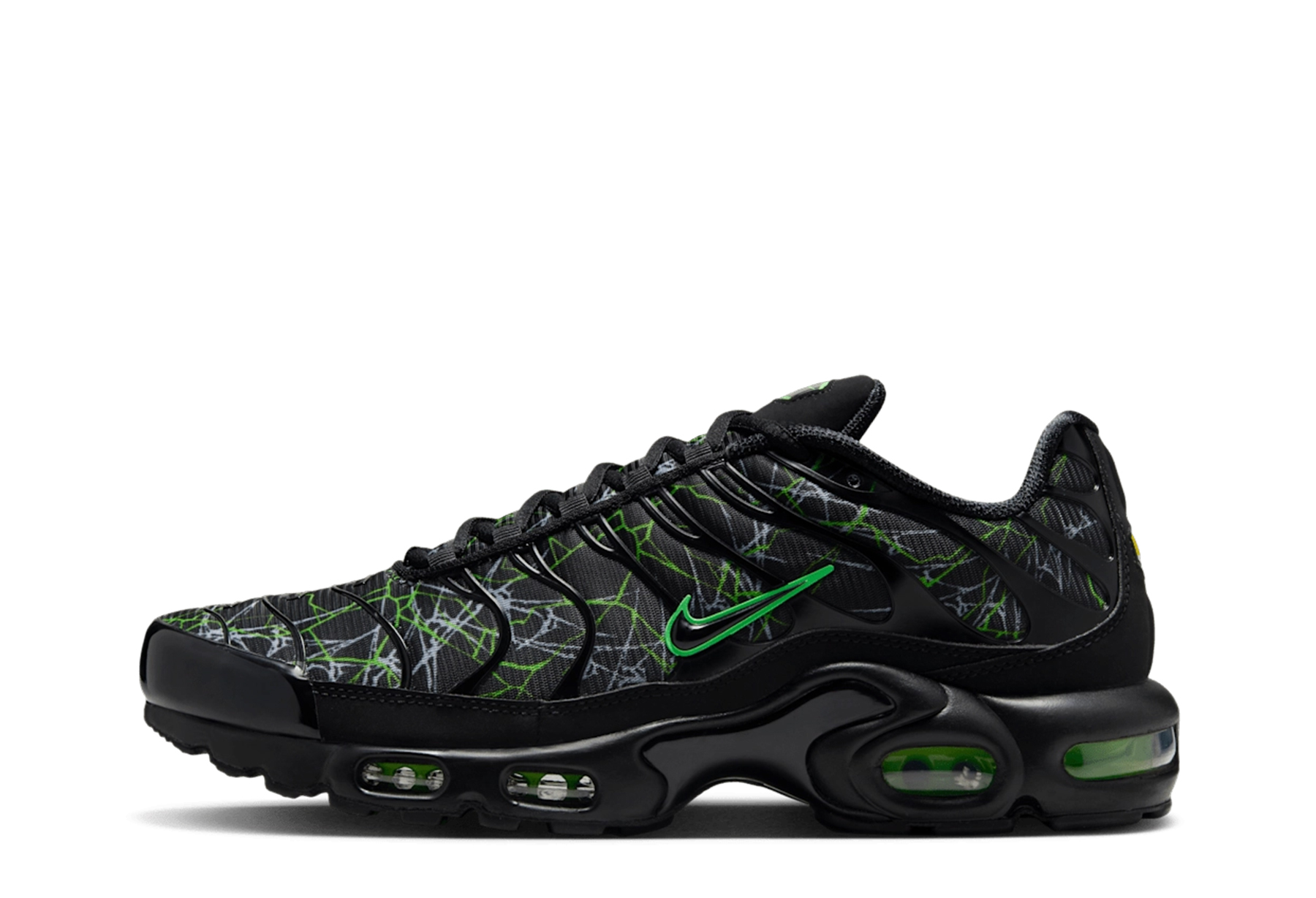 Nike Air Max Plus 'Shattered Glass' (2025) Black/Wolf Grey/Green Strike sneaker – authenticated on KLEKT