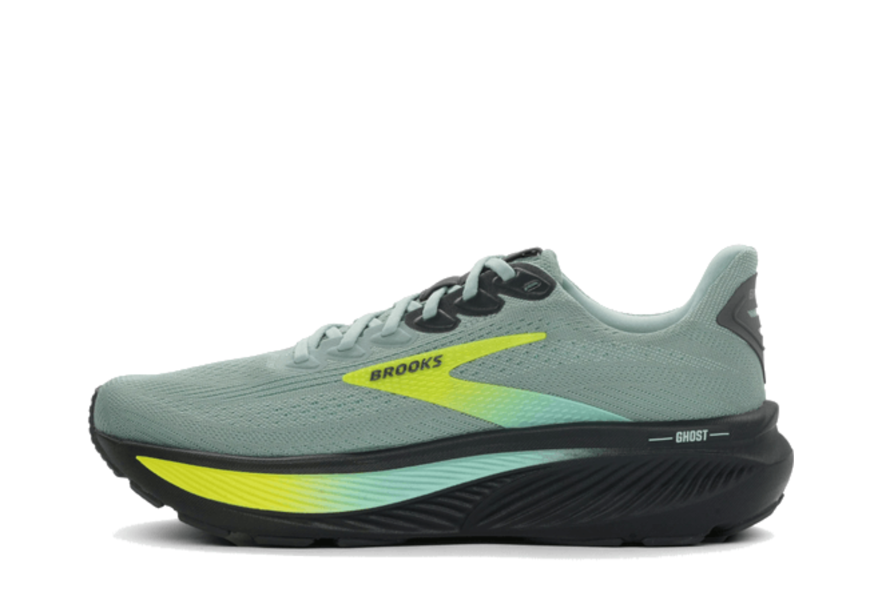 Brooks Ghost 17 (2026) Gray Mist / Yucca / Nightlife sneaker – authenticated on KLEKT