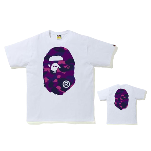 Brands Other Color Camo Big Ape Head T-Shirt (SS20) White/Purple