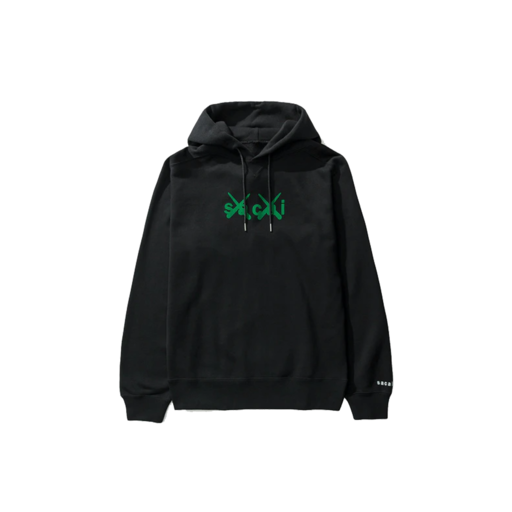Kaws x Sacai Flock Print Sweatshirt Black (FW21)
