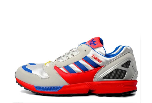 Adidas ZX 8000 'Metallic Silver Royal Red' (2010)
