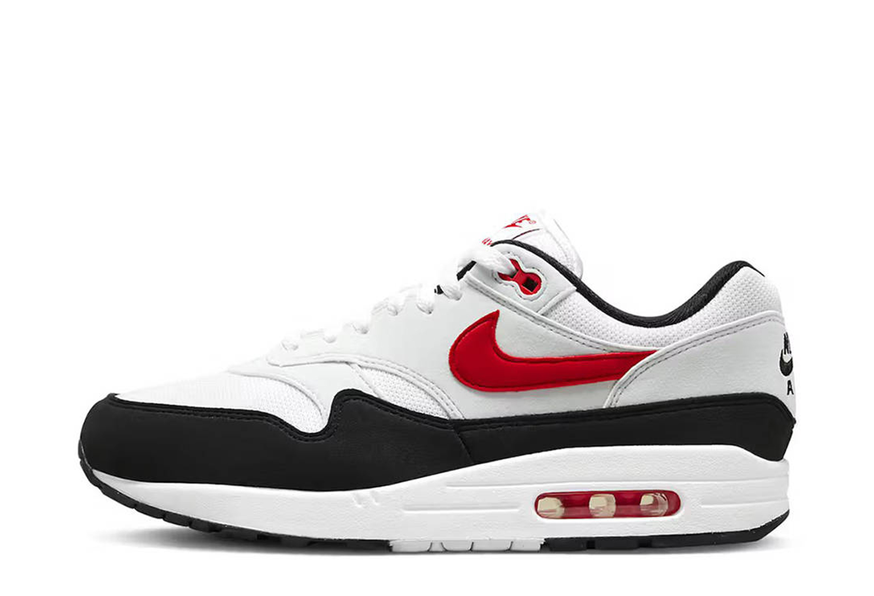 Nike Air Max 1 'Chili 2.0' (2023) White/University Red/Pure Platinum/Black sneaker – authenticated on KLEKT
