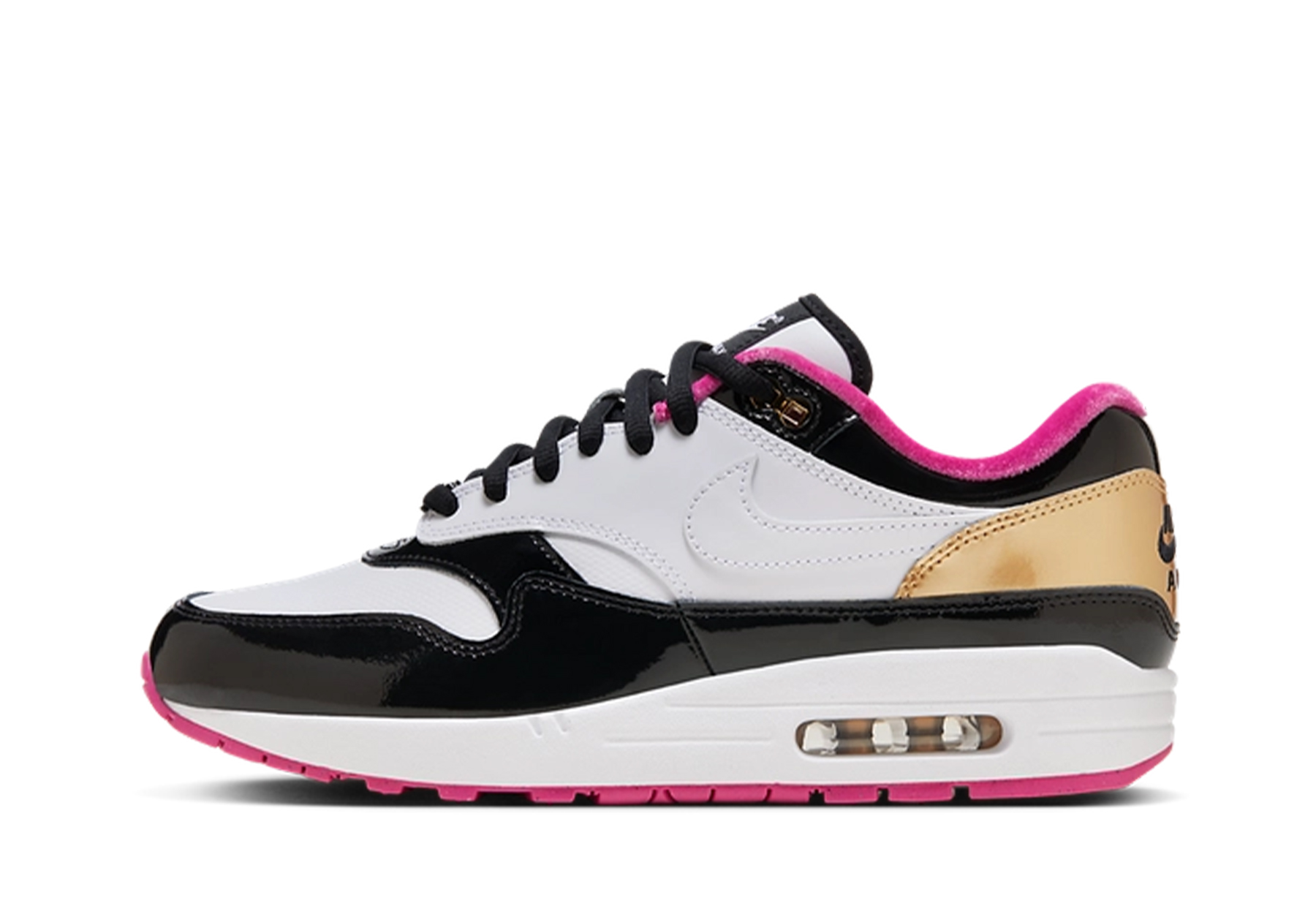 Nike x PHANTACI Air Max 1 'Grand Piano' (2024) White/White/Black/Metallic Gold sneaker – authenticated on KLEKT
