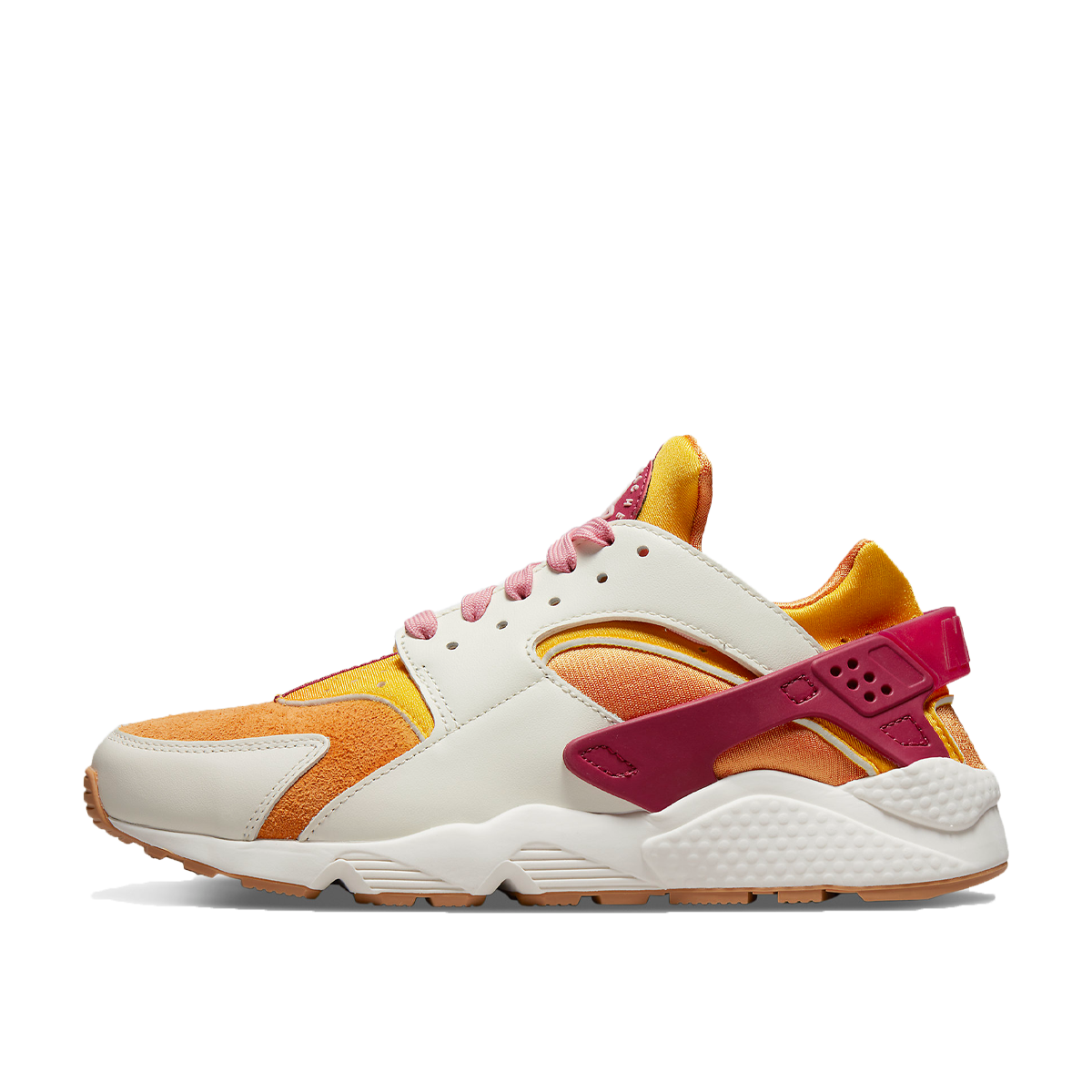Nike Air Huarache WMNS Sail Rush Maroon (2021) SAIL/RUSH MAROON/BRIGHT MANGO sneaker – authenticated on KLEKT