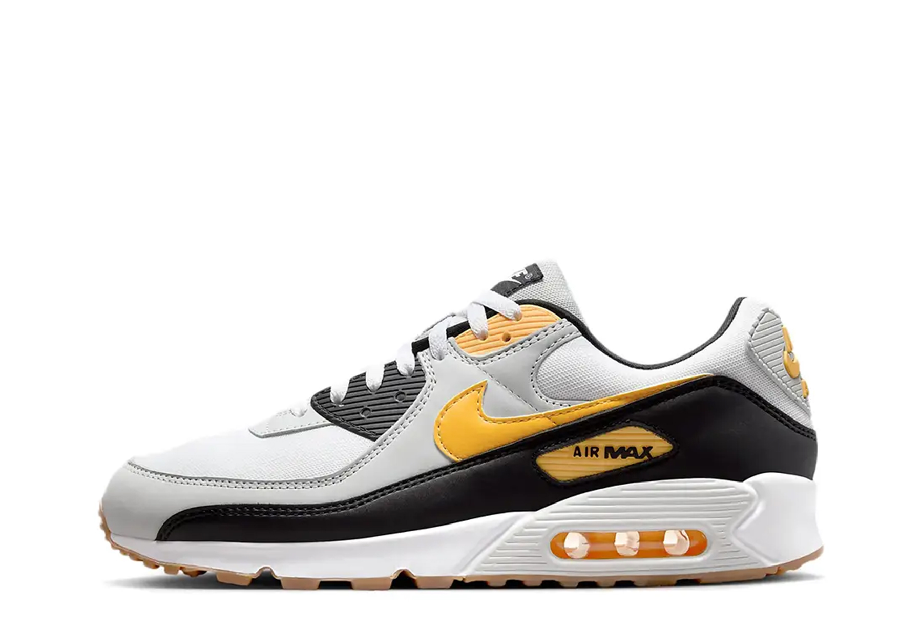 Nike Air Max 90 'Grey Black Laser Orange' (2024) Grey Black Laser Orange sneaker – authenticated on KLEKT