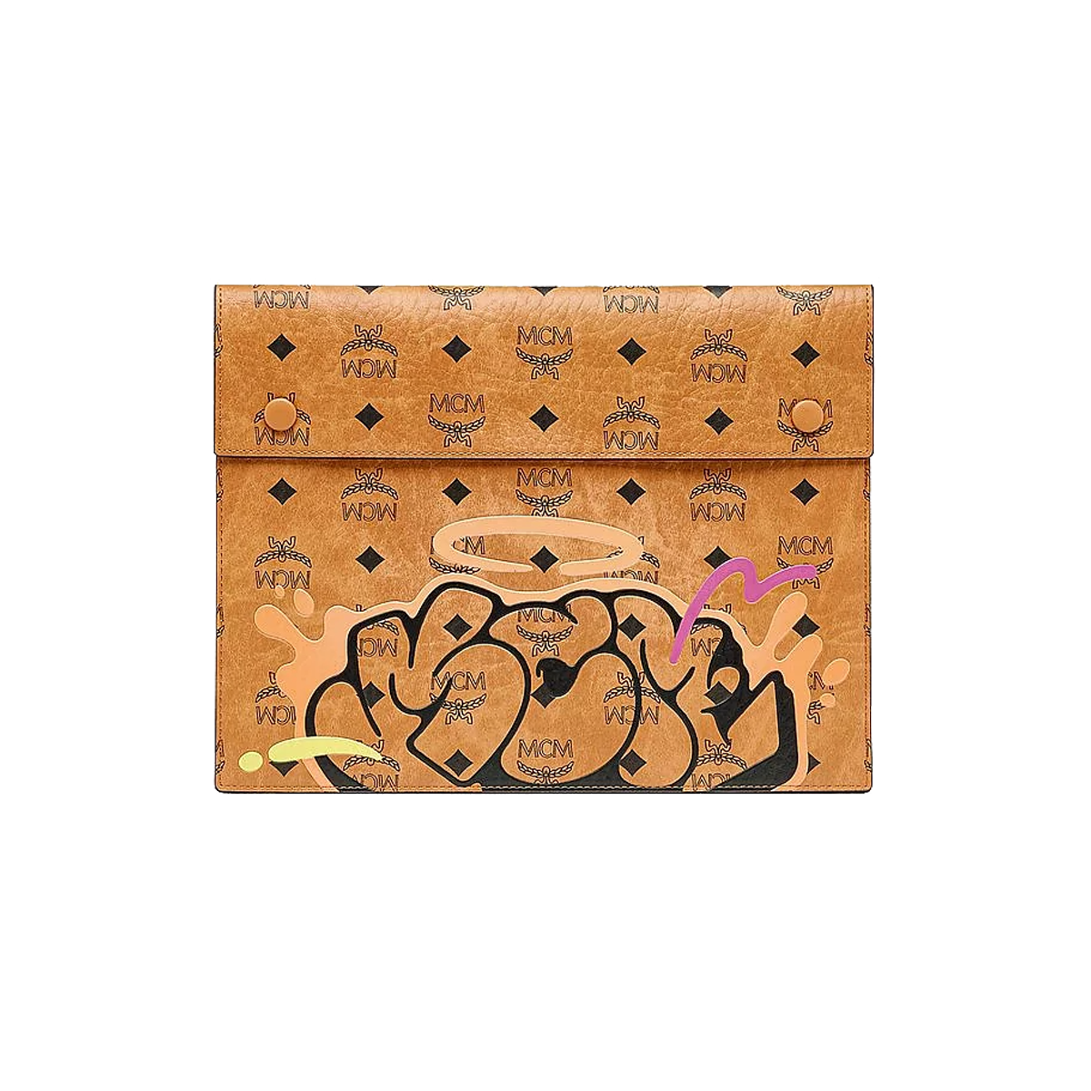 Mcm x SAMBYPEN 11 Tablet Sleeve in Visetos Cognac (SS21) COGNAC sneaker – authenticated on KLEKT