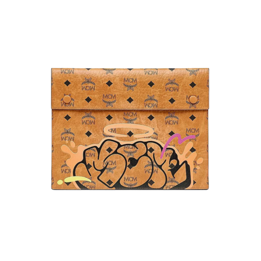 Mcm x SAMBYPEN 11 Tablet Sleeve in Visetos Cognac (SS21)