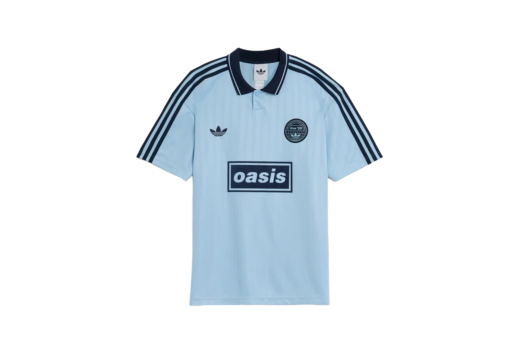 Adidas x Oasis Tour Jacquard Jersey 'Clear Sky' (2025) Clear Sky sneaker – authenticated on KLEKT
