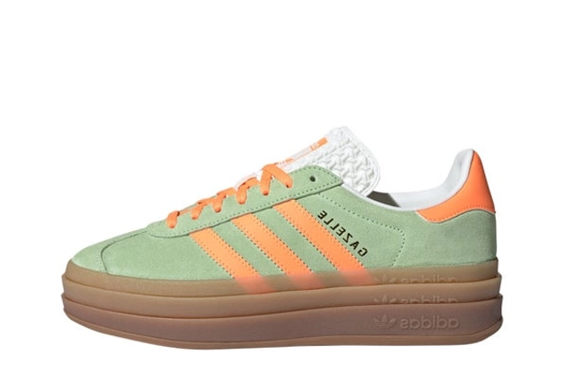 Adidas Gazelle Bold 'Semi Green Spark Orange' (2024) GREEN/ORANGE sneaker – authenticated on KLEKT