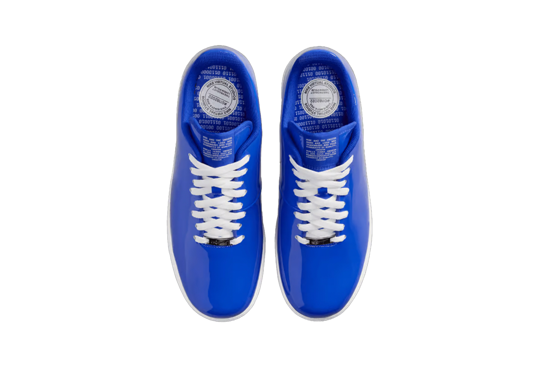 Nike x .SWOOSH Air Force 1 Low '404 Error' (2024) BLUE/WHITE sneaker – authenticated on KLEKT