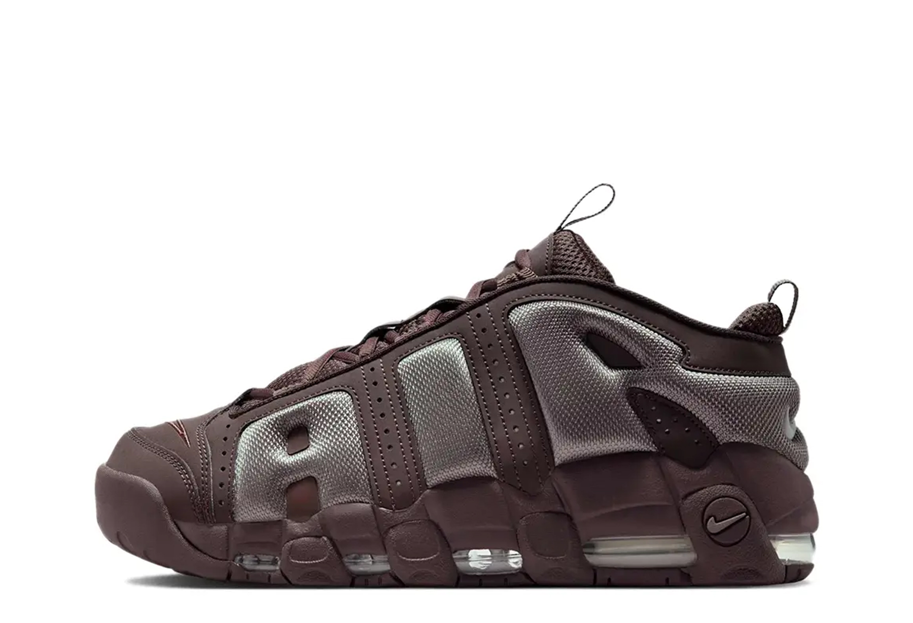 Nike Air More Uptempo Low 'Baroque Brown' (2025) RED sneaker – authenticated on KLEKT