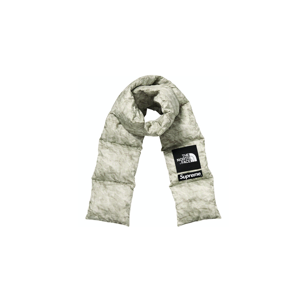 Supreme x The North Face Paper Print TNF 700-Fill Down Scarf (FW19) sneaker – authenticated on KLEKT