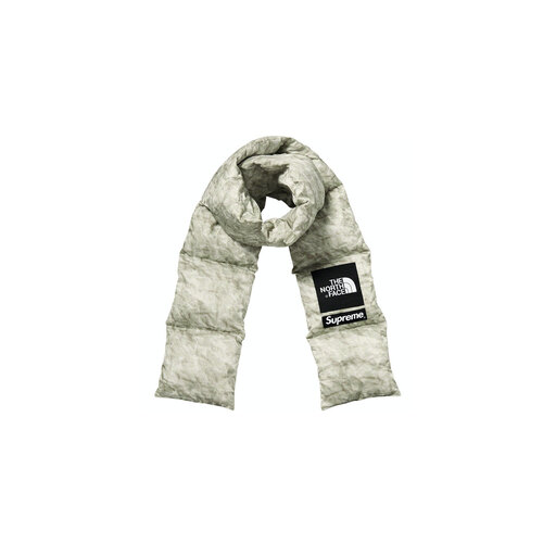 Supreme x The North Face Paper Print TNF 700-Fill Down Scarf (FW19)
