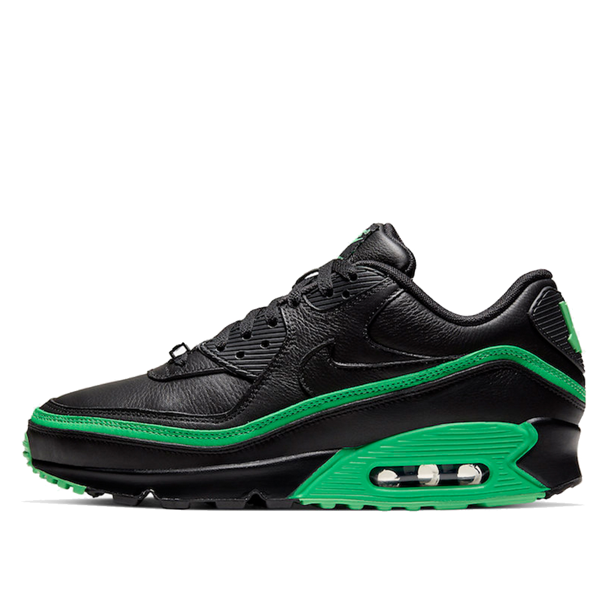 Nike x Undefeated Air Max 90 Black Green (2019) Black / Green sneaker – authenticated on KLEKT