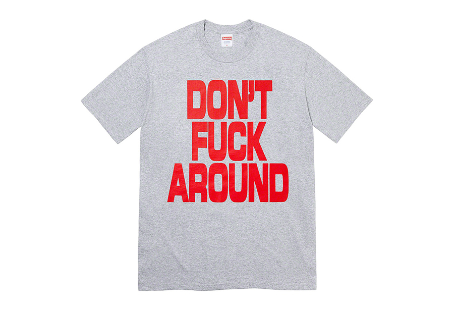 Supreme Don't Fuck Around Grey (FW22) GREY sneaker – authenticated on KLEKT