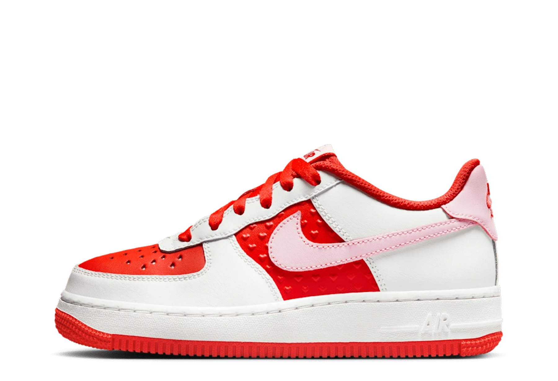 Nike Air Force 1 GS 'Valentine's Day' (2025) White/Red/Pink sneaker – authenticated on KLEKT
