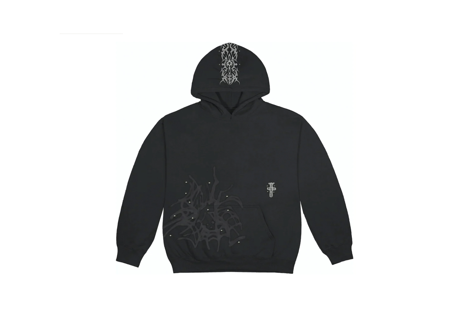 Air Jordan x Travis Scott Studded Pullover Hoodie Black (FW22) | Air Jordan  | KLEKT