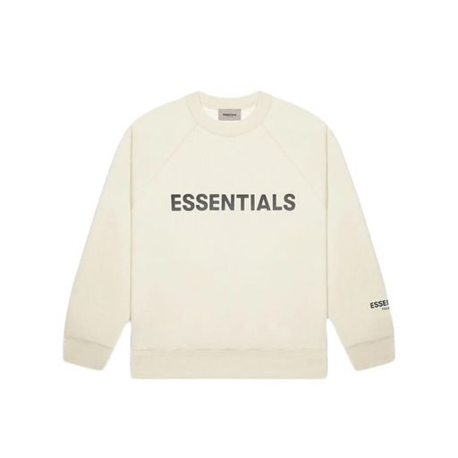Fear Of God ESSENTIALS 3D Silicon Applique Crewneck Buttercream (SS20)