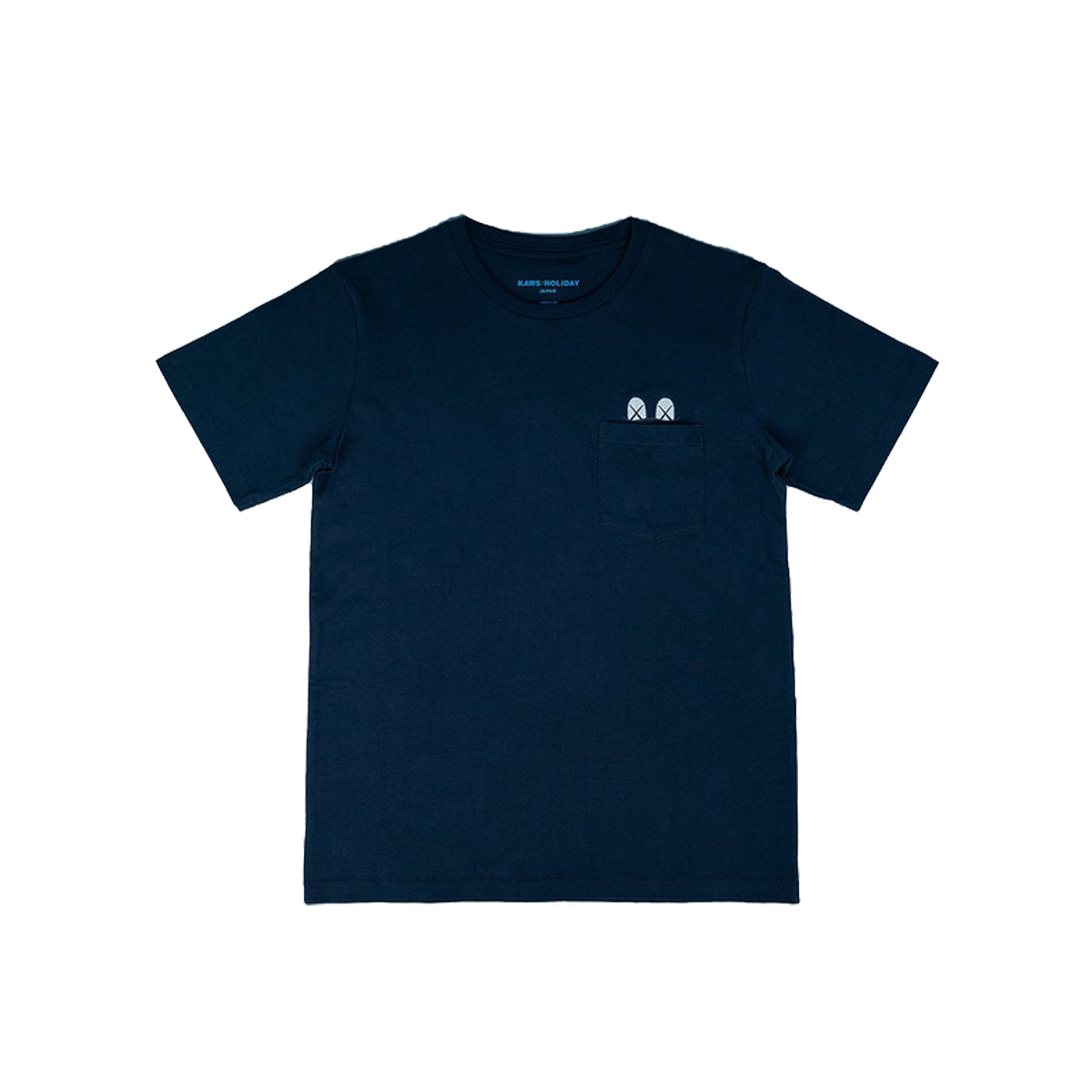 Kaws HOLIDAY JAPAN Pocket T-Shirt Navy (SS19) | Kaws | KLEKT