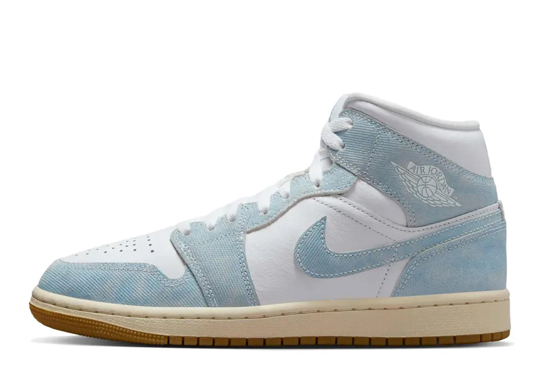 Air Jordan 1 Mid 'Denim Gum' (2025) BLUE sneaker – authenticated on KLEKT